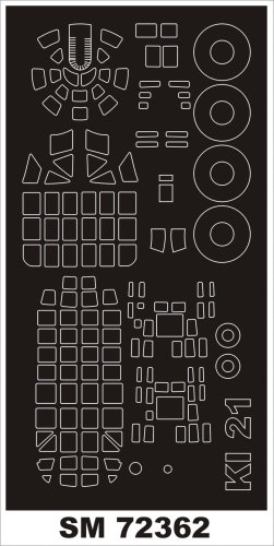 Go to product Montex SM72362 - 1:72 Ki-21 Sally
