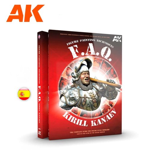 Go to product AK Interactive 631 - Figure Painting Techniques F.A.Q. - spanish Edition