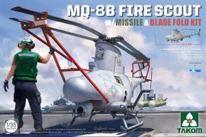 Takom 2169 - 1:35 MQ-8B Fire Scout w/ Missile & Blade Fold Kit