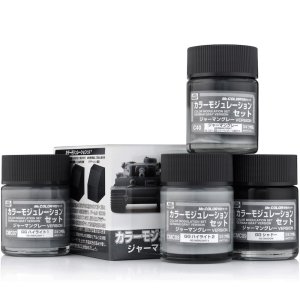 Mr.Hobby CS583 - German Gray Color Modulation paint set