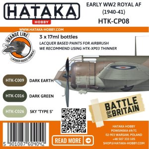 Hataka CP08 - Early WW2 Royal Air Force 1940-41 paint set