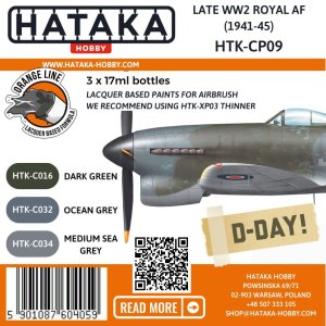 Hataka CP09 - Late WW2 Royal Air Force 1941-45 paint set