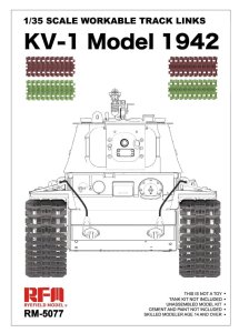 Rye Field Model 5077 - 1:35 KV-1 Model 1942 workable track links