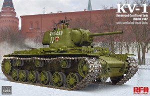 Rye Field Model 5056 - 1:35 KV-1 Reinforced Cast Turret Tank Model 1942