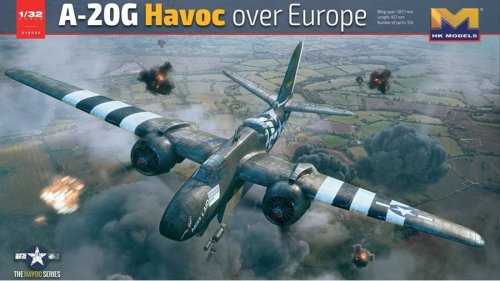 Go to product HK Models 01E039 - 1:32 Douglas A-20G Havoc over Europe