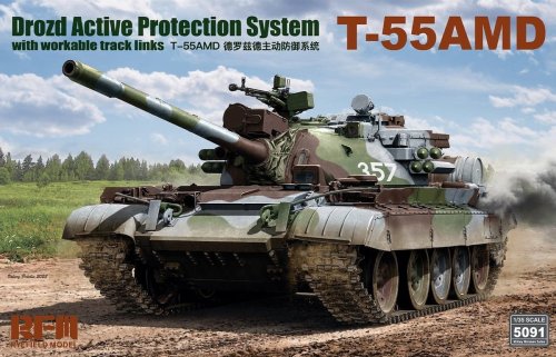 Go to product Rye Field Model 5091 - 1:35 T-55AMD Drozd Active Protection System