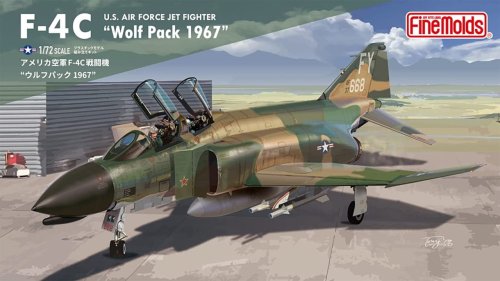 Go to product Fine Molds 72846 - 1:72 U.S. Air Force Jet Fighter F-4C Wolf Pack 1967