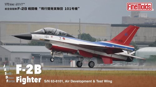 Go to product Fine Molds 72949 - 1:72 JASDF Mitsubishi F-2B S/N 63-8101, Air Development & Test Wing