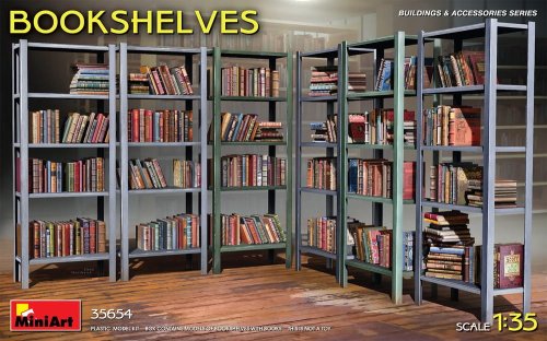 Go to product Miniart 35654 - 1:35 Bookshelves