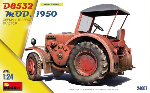 Go to product Miniart 24007 - 1:24 D8532 Mod. 1950 German Traffic Tractor
