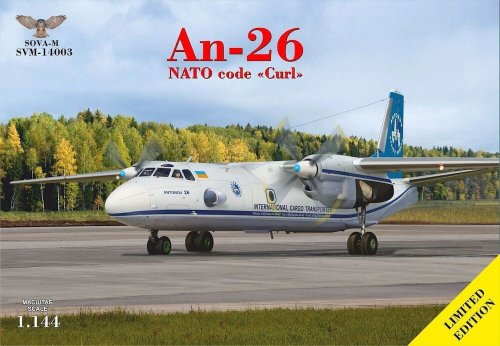 Go to product Sova 14003 - 1:144 An-26 NATO Code Curl Limited Edition
