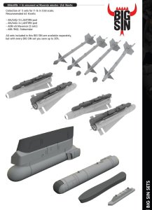 Eduard SIN648106 - 1:48 F-16 armament w/ Maverick missiles