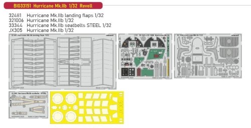 Go to product Eduard BIG33151 - 1:32 Hurricane Mk.IIb