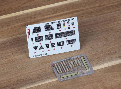 Go to product Eduard 3DL48122 - 1:48 Mi-8MT Space 3D Decals + PE