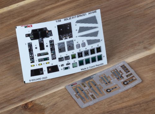 Go to product Eduard 3DL32017 - 1:35 AH-64E Space 3D Decals + PE