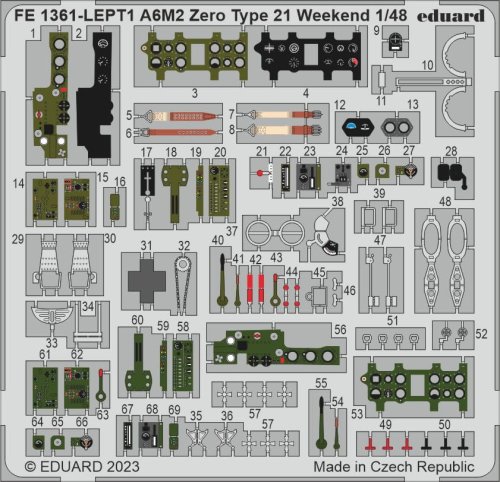 Go to product Eduard FE1361 - 1:48 A6M2 Zero Type 21 Weekend