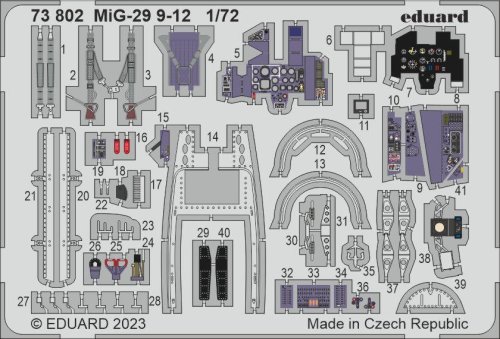 Go to product Eduard 73802 - 1:72 MiG-29 9-12