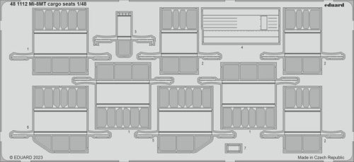 Go to product Eduard 481112 - 1:48 Mi-8MT cargo seats