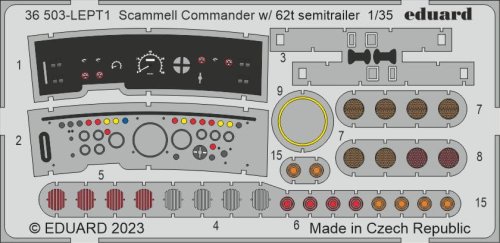 Go to product Eduard 36503 - 1:35 Scammel Commander w/ 62t semitrailer
