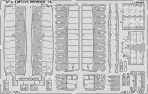 Eduard 32483 - 1:32 Spitfire Mk.I landing flaps
