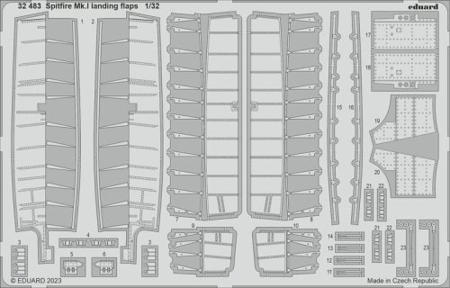 Go to product Eduard 32483 - 1:32 Spitfire Mk.I landing flaps