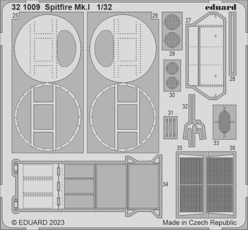 Go to product Eduard 321009 - 1:32 Spitfire Mk.I