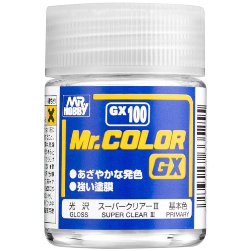 Go to product Mr.Hobby GX100 - Mr. Color Super Clear III 18 ml
