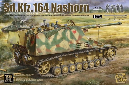 Go to product Border BT024 - 1:35 Sd.Kfz. 164 Nashorn Early / Command Version w/4 Figures