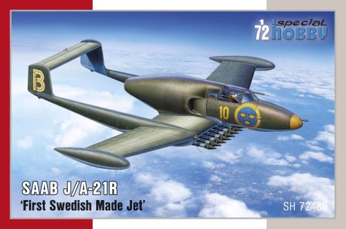 Go to product Special Hobby 72480 - 1:72 SAAB J/A-21R First Swedish Made Jet