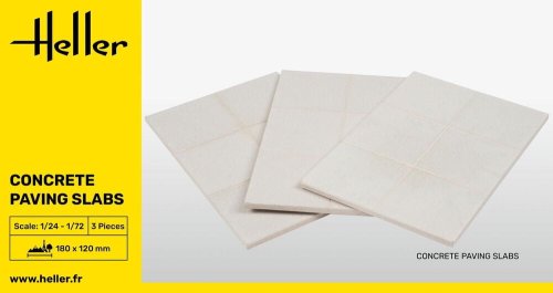 Go to product Heller 81257 - 1:72 , 1:35, 1:24 Concrete Paving Slabs