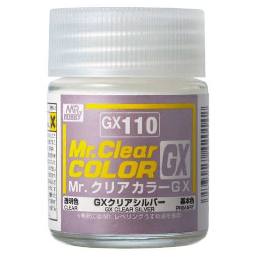 Go to product Mr.Hobby GX110 - Mr. Clear Color Silver 18 ml