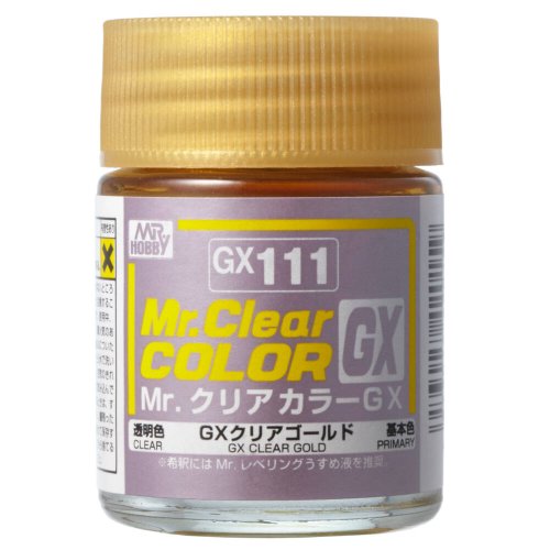 Go to product Mr.Hobby GX111 - Mr. Clear Color Gold 18 ml