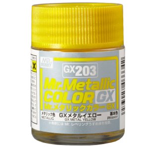 Mr.Hobby GX203 - Mr. Metallic Color Yellow 18 ml