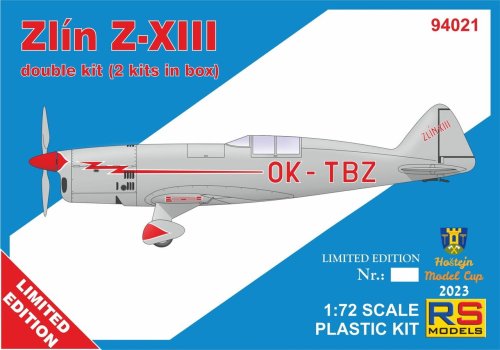 Go to product RS Models 94021 - 1:72 Zlin Z-XII Double Kit (2in1)