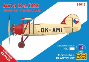 RS Models 94018 - 1:72 Avia Ba.122 Zurich 1937