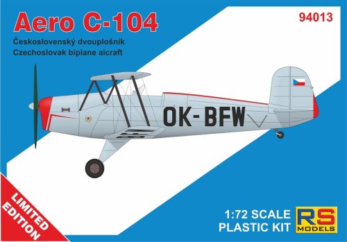 Go to product RS Models 94013 - 1:72 Aero C-104