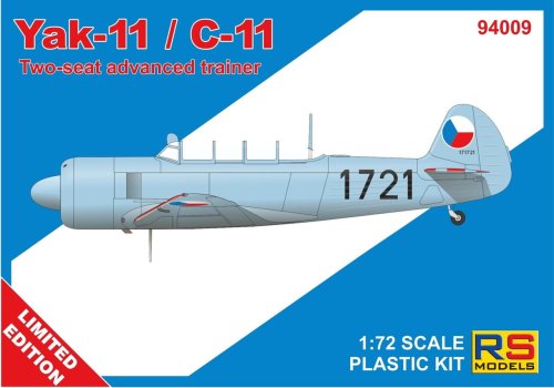 Go to product RS Models 94009 - 1:72 Yak-11 / C-11