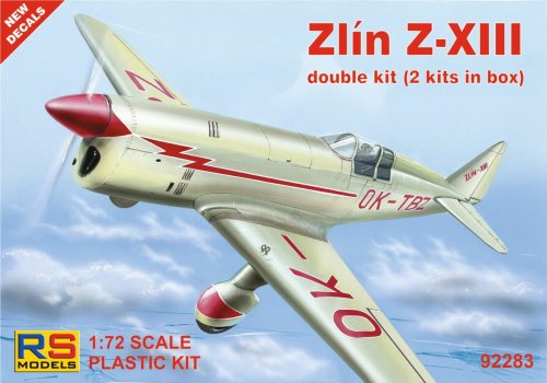 Go to product RS Models 92283 - 1:72 Zlin Z-XIII Double Kit (2in1)