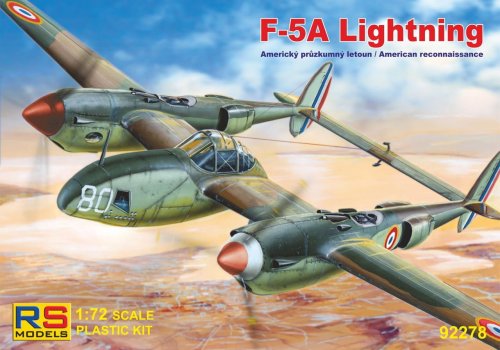 Go to product RS Models 92278 - 1:72 F-5A Lightning