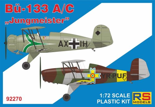 Go to product RS Models 92270 - 1:72 Bucker Bu-133 A/C Jungmeister
