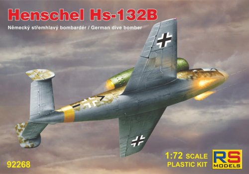 Go to product RS Models 92268 - 1:72 Henschel Hs-132B