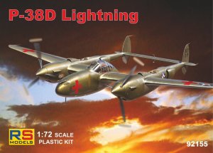 Rs Models 92155 - 1:72 P-38D Lightning