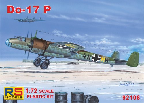 Go to product Rs Models 92108 - 1:72 Dornier Do 17 P