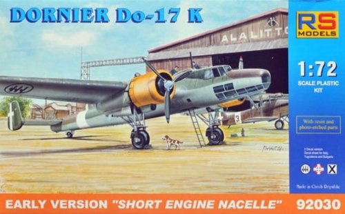 Go to product Rs Models 92030 - 1:72 Dornier Do 17 K early version
