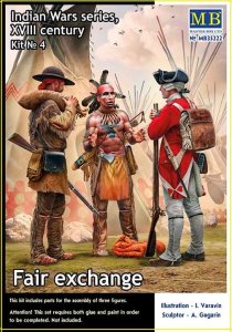 Master Box 35222 - 1:35 Fair Exchange - XVIII Century Indian Wars Series Kit No.4