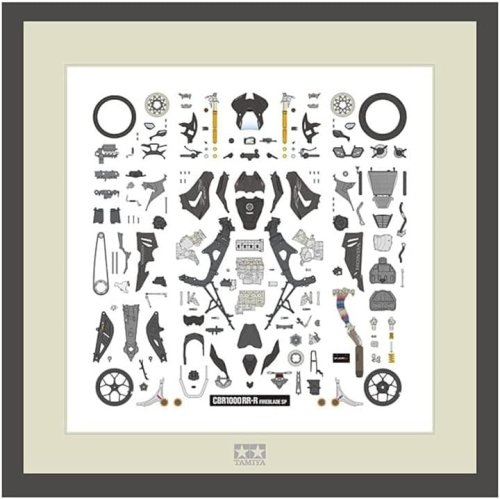 Go to product Tamiya 21244 - 1:12 Honda CBR1000RR-R Fireblade SP Black Parts Panel