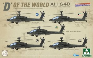 Takom 2606 - 1:35 D Of The World AH-64 D Attack Helicopter Limited Edition