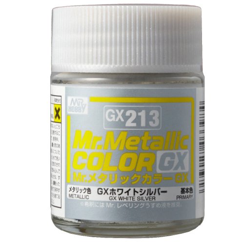 Go to product Mr.Hobby GX213 - Mr. Metallic Color White Silver 18 ml