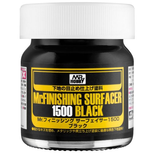 Go to product Mr.Hobby SF288 - Mr. Finishing Surfacer 1500 Black 40 ml