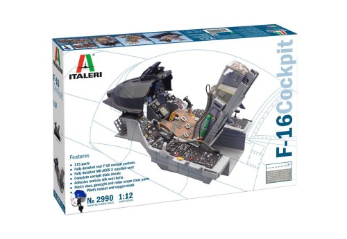 Go to product Italeri 2990 - 1:12 F-16 Cockpit